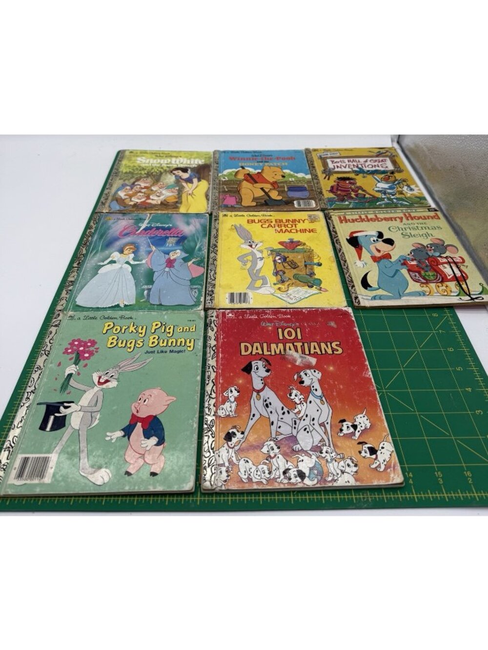 Vintage Little Golden Books Disney Sesame Street Hanna Barbara Lot 0f 8